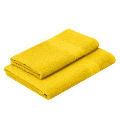 ARDESTO Набір рушників махрових Essence 50х90см, 70х140см, 2шт, 100% бавовна, жовтий
