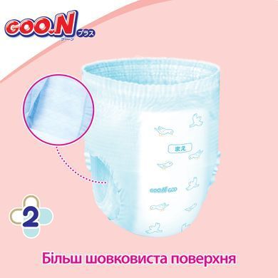 Трусики-підгузки GOO.N Plus для дітей 13-28 кг (розмір ХXL, унісекс, 28 шт) 21001513 фото