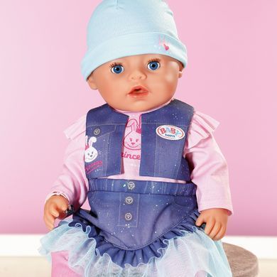 Кукла BABY BORN - ДЖИНСОВЫЙ СТИЛЬ КРОШКИ (43 cm, с аксессуарами) 836385 фото