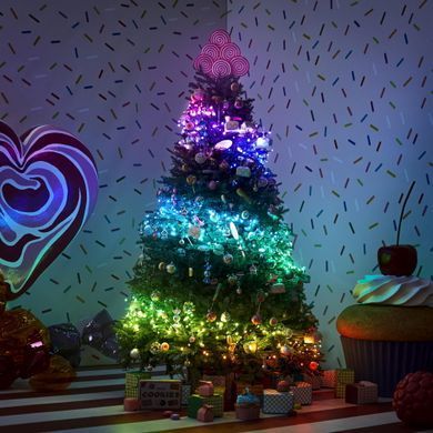 Twinkly Гірлянда Smart LED Twinkly Dots Lights RGB 200 IP44 10м кабель прозорий TWD200STP-TEU фото