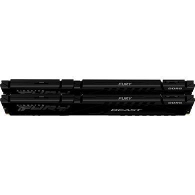 Kingston Пам'ять ПК DDR5 64GB KIT (32GBx2) 5600 FURY Beast KF556C36BBE2K2-64 фото
