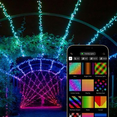 Twinkly Гірлянда Smart LED Twinkly Dots Lights RGB 200 IP44 10м кабель прозорий TWD200STP-TEU фото