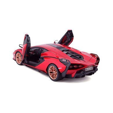 Автомодель - LAMBORGHINI SI&Aacute;N FKP 37 (асорті зелений металік, червоний металік, 1:24) 18-21099 фото