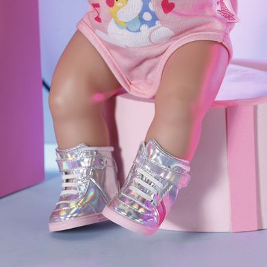 Обувь для куклы BABY BORN - СЕРЕБРИСТЫЕ КРОССОВКИ 831762 фото