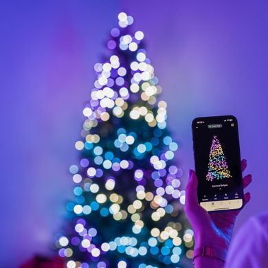 Twinkly Гірлянда Smart LED Twinkly Dots Lights RGB 200 IP44 10м кабель прозорий TWD200STP-TEU фото