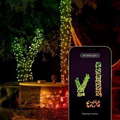 Twinkly Гірлянда Smart LED Twinkly Dots Lights RGB 200 IP44 10м кабель прозорий TWD200STP-TEU фото