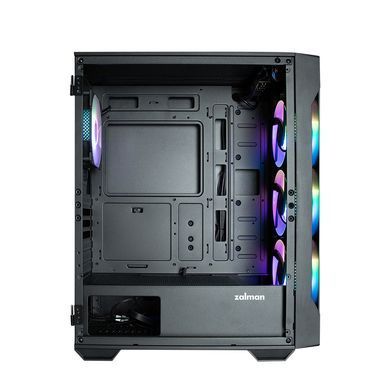 Zalman Корпус I3 Neo TG, без БП, 1xUSB3.0, 2xUSB2.0, 4x120mm RGB, TG Side/Front Panel, ATX, черный I3NEOTGBLACK фото