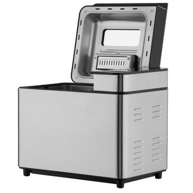 ARDESTO Хлібопічка Ardesto 650Вт, програм-24, макс.вага -1кг, форма прямокутник, нерж. сталь, сріблястий BM-A900BL фото