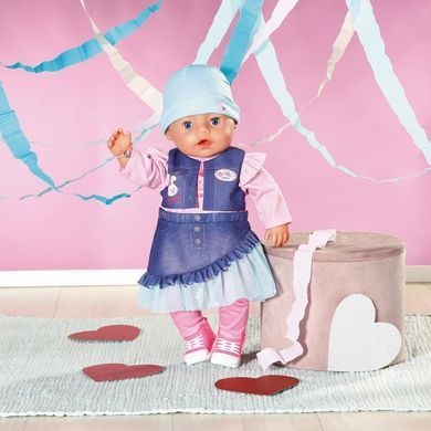 Кукла BABY BORN - ДЖИНСОВЫЙ СТИЛЬ КРОШКИ (43 cm, с аксессуарами) 836385 фото