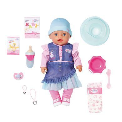 Кукла BABY BORN - ДЖИНСОВЫЙ СТИЛЬ КРОШКИ (43 cm, с аксессуарами) 836385 фото