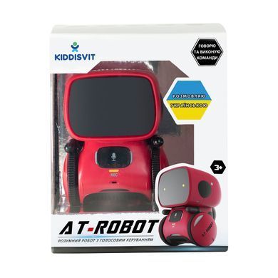 Інтерактивний робот з голосовим керуванням &ndash; AT-ROBOT (червоний, озвуч.укр.) AT001-01-UKR фото
