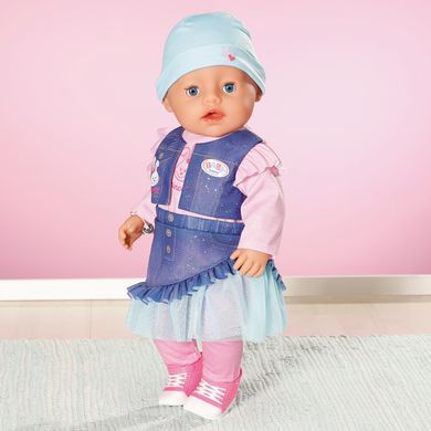 Кукла BABY BORN - ДЖИНСОВЫЙ СТИЛЬ КРОШКИ (43 cm, с аксессуарами) 836385 фото