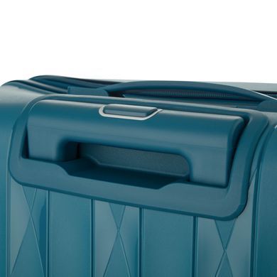 2E Набор чемоданов 2E, M7979, полипропилен, (L+M+S), молния anti theft, 4 колеса, кодовий замок, голубой 2E-PP-M7979-SET3-LB фото