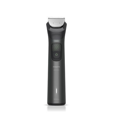Philips Тример Series 9000, для обличчя, голови, тіла, акум., насадок-15, OneBlade в компл., сталь, сірий MG9531/15 фото