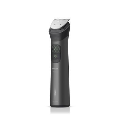 Philips Тример Series 9000, для обличчя, голови, тіла, акум., насадок-15, OneBlade в компл., сталь, сірий MG9531/15 фото
