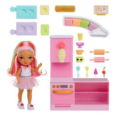 Игровой набор с куклой RAINBOW HIGH серии "Littles" &ndash; КОНДИТЕРСКАЯ КЕНДИ (с аксесс.) 522058 фото