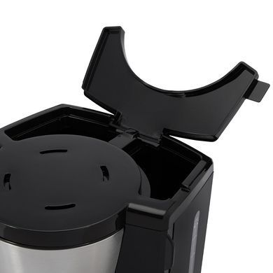 Russell Hobbs Кавоварка Heaton, 1.25л, мелена, чорно-срібний 27400-56 фото