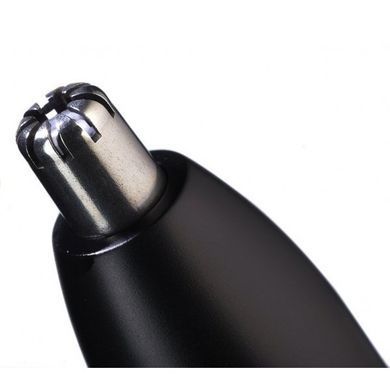 BaByliss Триммер для стрижки волос в носу и ушах, 2 насадки, черный E652E фото