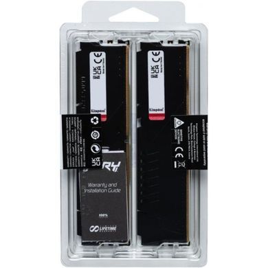 Kingston Пам'ять ПК DDR5 64GB KIT (32GBx2) 5600 FURY Beast KF556C36BBE2K2-64 фото