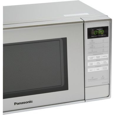 Panasonic Микроволновая печь Panasonic, 20л, электр. управл., 800Вт, дисплей, откр.кнопкой, серебристый NN-ST27HMZUE фото