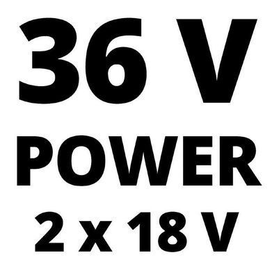Einhell Аератор-скарифікатор акумуляторний GE-SA 36/35 Li - Solo 36В 35см безщітковий ножи 16шт 11.31кг (без АКБ та ЗП) 3420685 фото