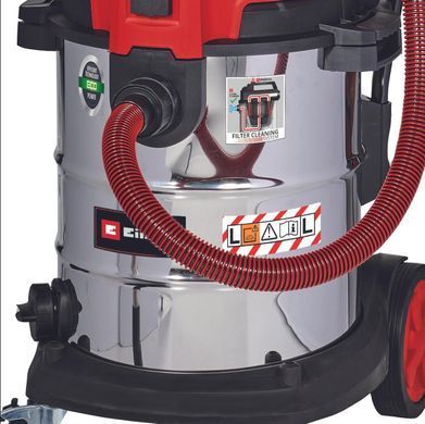 Einhell Пылесос профессиональный TE-VC 2350 SACL, 1600Вт, 230мБар, контейнер 50л, розетка, класс L, 13.1кг 2342475 фото