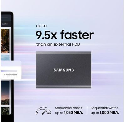 Samsung Портативный SSD 4TB USB 3.2 Gen 2 Type-C T7 Shield MU-PC4T0T/WW фото