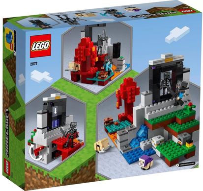 Конструктор LEGO Minecraft Зруйнований портал 21172 фото