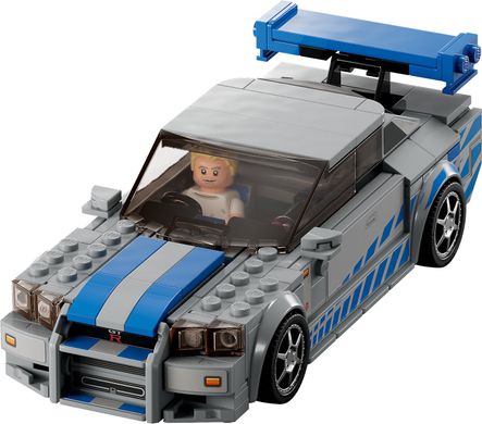 Конструктор LEGO Speed Champions «Двойной форсаж» Nissan Skyline GT-R (R34) 76917 фото