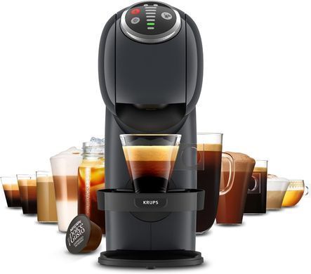 Krups Кофеварка капсульная Dolce Gusto Genio S Plus, 1,8л, капсулы, сенсорное управл., темно-серый KP340B10 фото