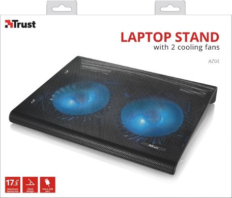 Підставка для ноутбука Trust Azul (17.3") BLUE LED Black 20104_TRUST фото