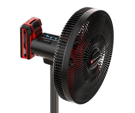 Einhell Вентилятор аккумуляторный GC-CF 18/110 Li - Solo, PXC, 18В, бесщеточный, напольный, диам. 320 мм, 15 км/ч, 3 режима, таймер, 3.4 кг (без АКБ и ЗУ)