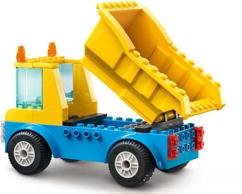LEGO Конструктор City Будівельна вантажівка й кулястий кран-таран 60391 фото