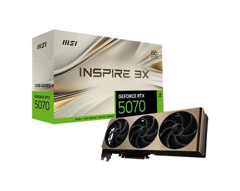 MSI Видеокарта GeForce RTX 5070 12GB GDDR7 INSPIRE 3X OC 912-V532-006 фото