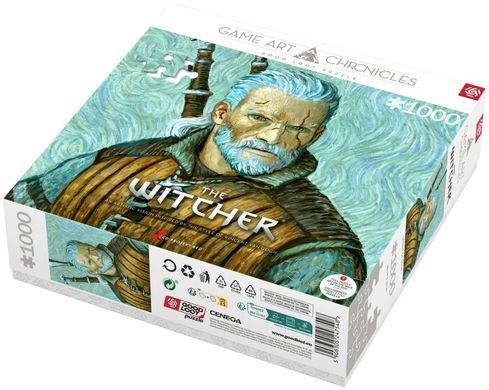 GoodLoot Пазл The Witcher Geralt of Rivia & Vincent van Gogh 1000 эл. 5908305247548 фото