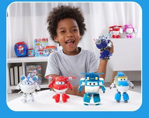 Super Wings Игровая фигурка-трансформер Transforming Шайн (Shine) EU770239 фото