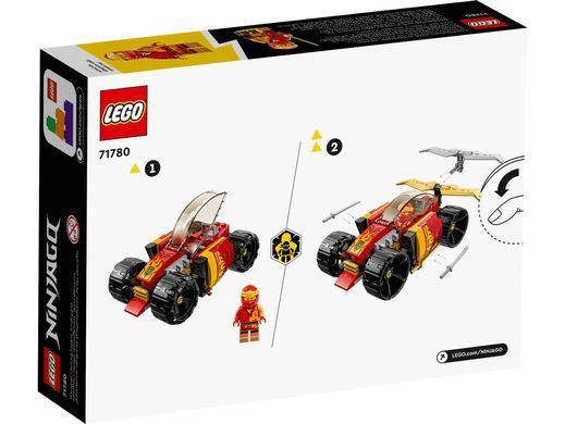 LEGO Конструктор Ninjago Гоночний автомобіль ніндзя Кая EVO 71780 фото