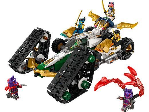 LEGO Конструктор NINJAGO Комби-автомобиль команды ниндзя 71820 фото