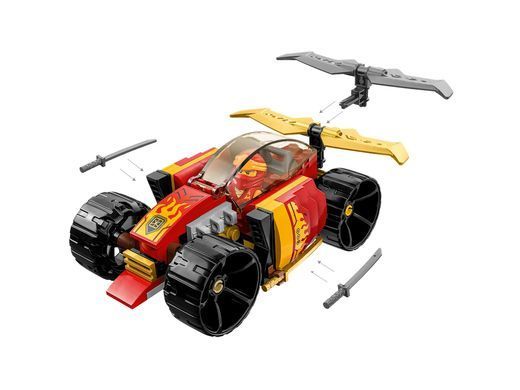 LEGO Конструктор Ninjago Гоночний автомобіль ніндзя Кая EVO 71780 фото