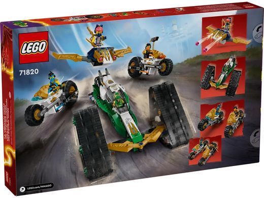 LEGO Конструктор NINJAGO Комби-автомобиль команды ниндзя 71820 фото