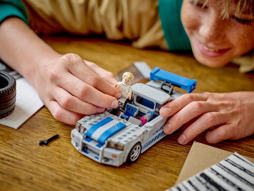 Конструктор LEGO Speed Champions «Двойной форсаж» Nissan Skyline GT-R (R34) 76917 фото