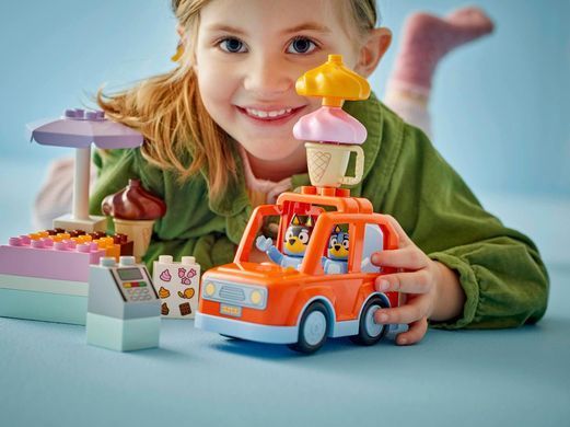 LEGO Конструктор LEGO DUPLO Bluey Подорож із морозивом із Блуї 10458 фото