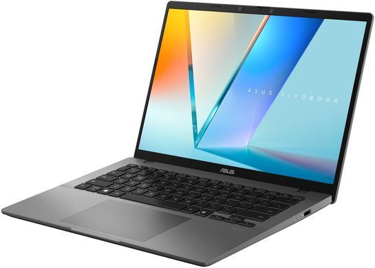 ASUS Ноутбук ASUS Vivobook S 14 S3407QA-KP003W 14" 2.5K IPS, Snapdragon X1 26 100, 16GB, F512GB, UMA, Win11, Сірий 90NB16B2-M000R0 фото