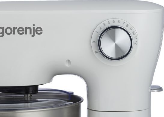 Gorenje Кухонна машина Gorenje 800Вт, чаша-метал, корпус-пластик, насадок-3, білий MMC800WS фото