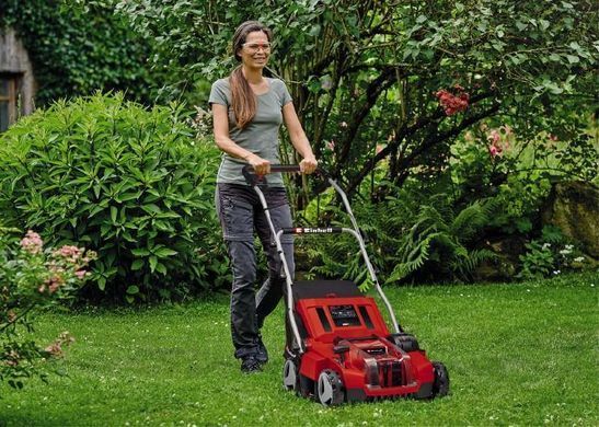 Einhell Аератор-скарифікатор акумуляторний GE-SA 36/35 Li - Solo 36В 35см безщітковий ножи 16шт 11.31кг (без АКБ та ЗП) 3420685 фото