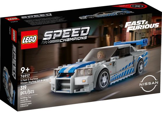 Конструктор LEGO Speed Champions «Двойной форсаж» Nissan Skyline GT-R (R34) 76917 фото