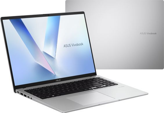 ASUS Ноутбук ASUS Vivobook 16 M1607KA-MB060 16" WUXGA IPS, AMD AI 7 350, 16GB, F1TB, UMA, NoOS, Сріблястий 90NB15F2-M004D0 фото