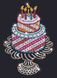 Набір для творчості Sequin Art ORANGE Святковий торт 1 - магазин Coolbaba Toys