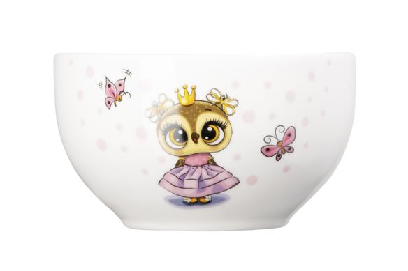 Набір дитячого посуду Ardesto Princess owl 3 пр., порцеляна AR3453OS фото