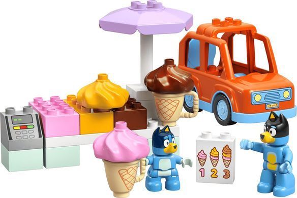 LEGO Конструктор LEGO DUPLO Bluey Подорож із морозивом із Блуї 10458 фото